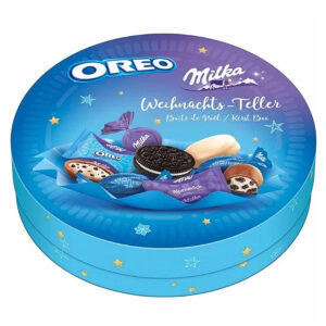 Oreo and Milka cookies
