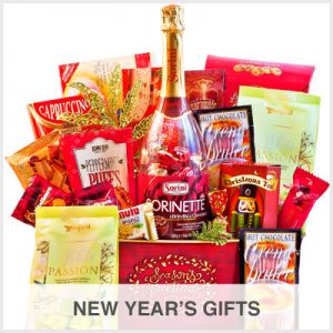New years gift baskets, New Year's