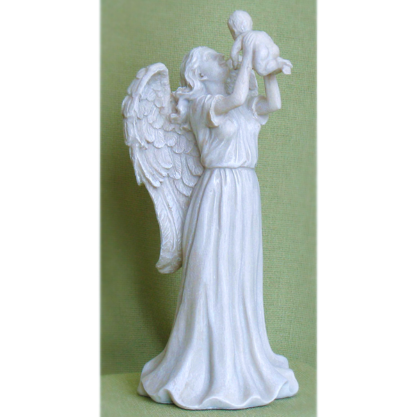 Angel Holding Baby - Statue