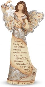 Stars in the sky - Angel figurine Sympathy gift basket