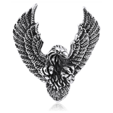 Eagle Pendant - Stainless Steel- with Rolo Chain