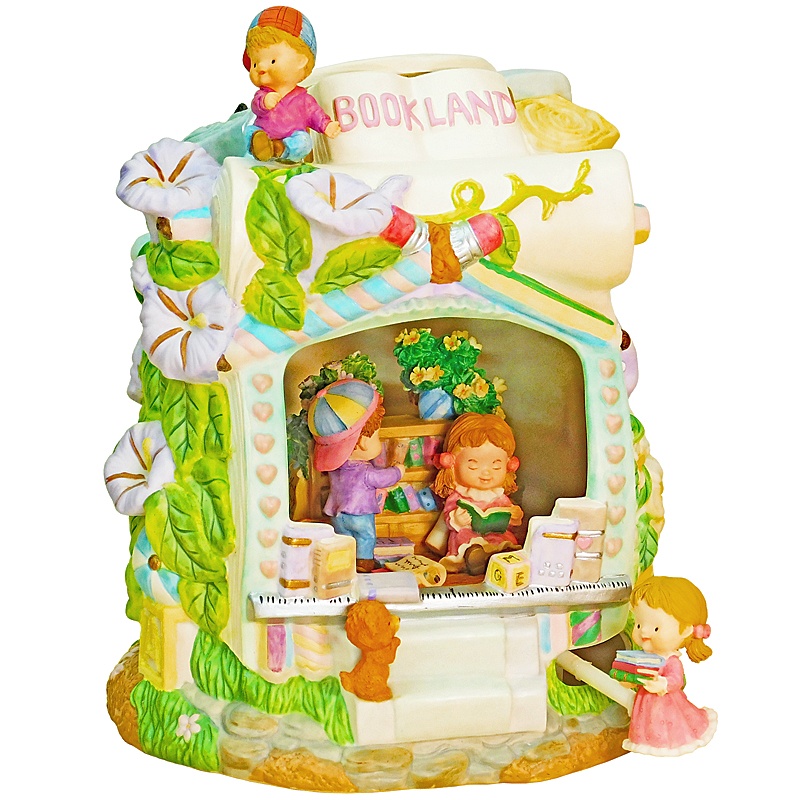 Kids in Bookland Musical Figurine