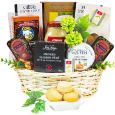 Best Wishes gourmet cheese basket