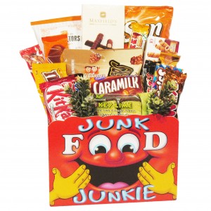 Junk Food Junkie - Snack gift basket