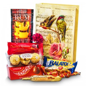A Bird Garden Gift Box and Gourmet Chocolates-Small