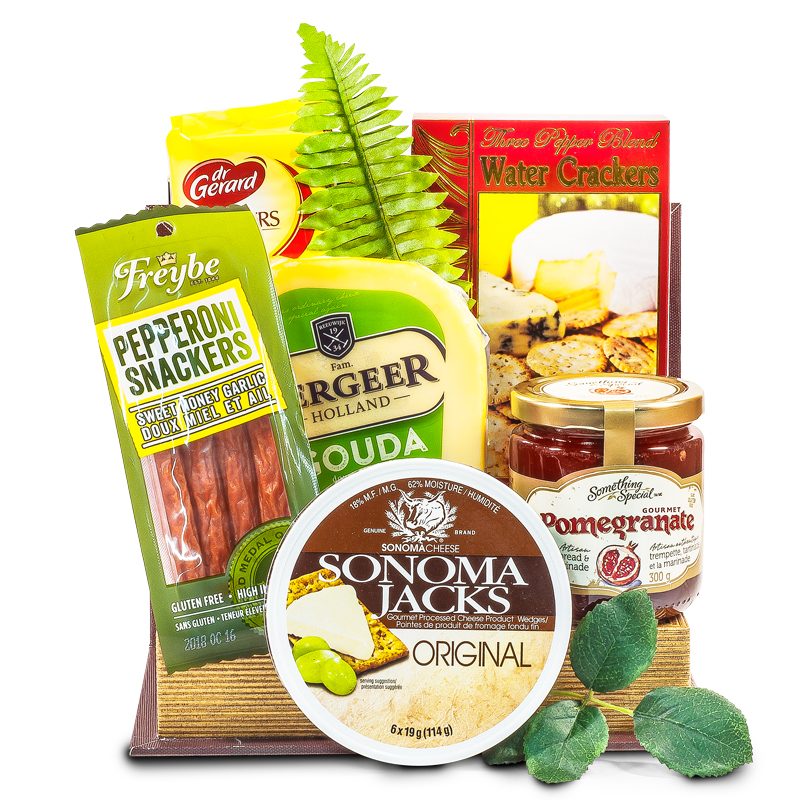 Gouda Cheese Delight Gift Box Cheese gift baskets Canada