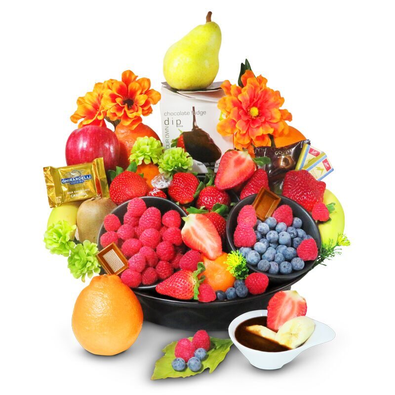 Fruit Party Fruit basket for Birthdays, Get well, Thank youGift